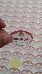 PAKET 100 PCS - STIKER STICKER STIKER OVAL STIKER LONJONG STIKER LABEL STICKER LABEL STIKER CUSTOM