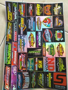 Stiker Sound | Stiker Hologram | Stiker 1 Lembar | Stiker Pack Ukuran 21cm x31cm