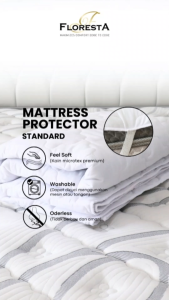 Mattress Protector Floresta Matras Protektor Pelindung Kasur - Tipe Standar