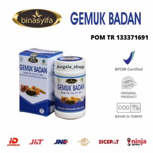 Binasyifa Herbal kapsul penggemuk badan bpom gemuk badan binasyifa bpom Memperbaiki nafsu makan Menambah berat badan Memperbaiki sistem pencernaan Meningkatkan penyerapan zat gizi