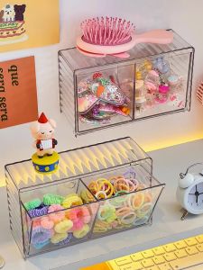 Hộp Đựng Đồ Trang Trí Tóc Trẻ Em Treo Tường Có Nắp Lật Hộp Đựng Đồ Trang Sức Cho Bé Gái Hộp Đựng Dây Buộc Tóc Phụ Kiện Tóc