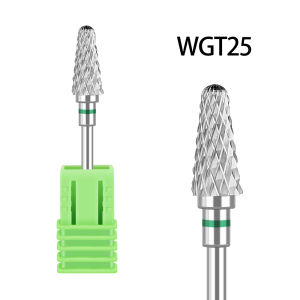 Tungsten Steel for nail Drill Bit Spiral Patternfor nail Buffing Head for Nail Buffing Polishing nail Gel Removal Safe Material