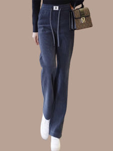 Khaki Wide Leg Pants High Waist Straight Cut Casual Womens Fashion Spring Autumn New Style Versatile Long Trousers