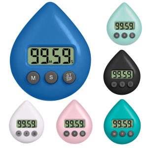 Digital Timer Waterproof Shower Timer Magnetic Backing Kitchen Timer Toilet Timer Countdown Timer for Kitchen Bathroom