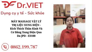 MÁY MASSAGE VẬT LÝ TRỊ LIỆU XUNG ĐIỆN Liệu Pháp TENS - Kích Thích Thần Kinh Và Cơ Bằng Xung Điện Qua Da JPD - ES100