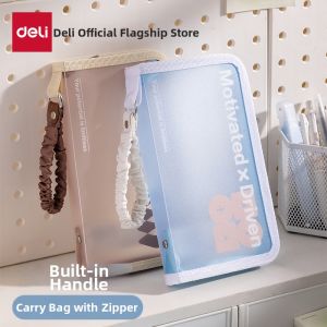 deli | Waterproof Dust-proof Document Bag Zip Pouch