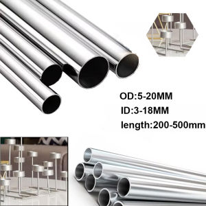 Aluminium Pipe Thickness 0.5~3mm OD 5-20mm ID 3~18mm Straight 200mm~500mm Long Round 6063 Aluminum Alloy Tube