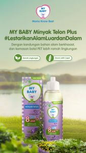 My Baby Minyak Telon Plus 150ml 90ml 60ml || Aroma Lavender