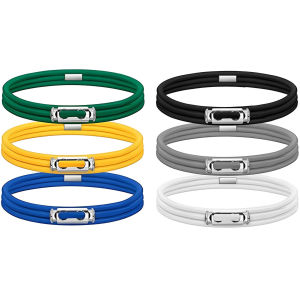 6Pcs Adjustable Trash Can Elastic Rubber Bands Colorful Bands Garbage Bag Buckle Litter Box Bands Kitchen Multifunctional