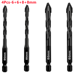 High Hardness Eccentric Drill Precision Drilling 6/8/10/12mm Glass Tile Ceramic Punching Rock Slab Triangle Drill bit