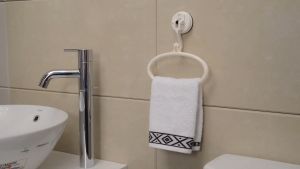 FECA D6/N6 Towel Ring Holder - Elegant Round Design Waterproof & Wall-Safe