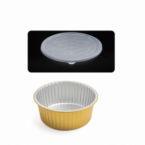 AICANLE | Thermal Resistant Round Thickened Aluminum Foil Meal Box