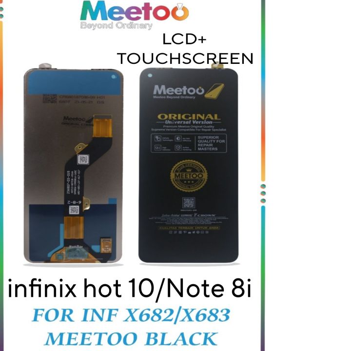LCD INFINIX HOT 10/X682/NOTE 8i meetoo original fullset | Lazada Indonesia
