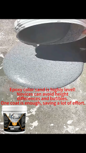 Cat Lantai Rumah Epoxy Colored Sand self leveling epoxy pink 1kg Kalis Air Tahan Lasak Anti Slip High Gloss Untuk DIY & Kontraktor