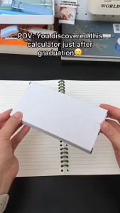 Calculator Scientifics 12-Digit LCD Display Foldable Student Calculator With Handwriting Board Dual Battery Powered For Home Ofiice Engineer