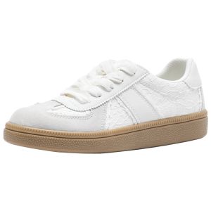 Hotwind | Lace-up White Ballet Trainers Shoes for Women