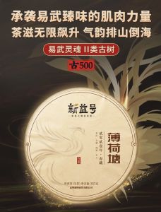 XINYIHAO YUNNAN PUER TEA PU ERH TEA RAW TEA CAKE 2021 YEAR PUER TEA 357G 新益号云南普洱茶2021古500易武薄荷塘 ll 类古树普洱茶生茶叶云南七子茶饼357克