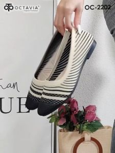 OCTAVIA Sepatu Comfy Flyknit Flat Shoes Wanita OC-2202