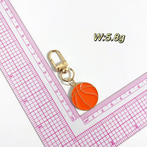 Creative Ball Keychain Football Basketball Pendant Sports Player Souvenir Ornaments Student Activity Small Gift