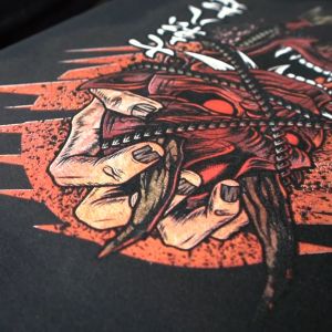Kaos Distro Jepang Original Tshirt Pria Branded Japanese Art Guntai Cloth GT 14