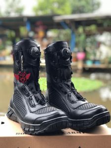 SEPATU PDL TRAV REFLIKA BOA TALI PUTAR KULIT MODEL TAWON MERK APIK