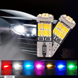 2Pcs T10 LED Bulb WY5W W5W 194 Car Light Interior Parking License Plate 26SMD 4014 Reading Dome Side Marker Signal Lamp