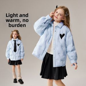 Ask Junior | Light Versatile Girls Down Jacket 90% Down