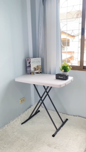 Dospace (ปรับได้ 6 ระดับ) โต๊ะพับปิกนิคอเนกประสงค์ ปรับความสูงได้6ระดับ โต๊ะพับแบบพกพา ขนาด 76x50x74 โต๊ะอ่านหนังสือ โต๊ะทำงาน โต๊ะพับเก็บได้