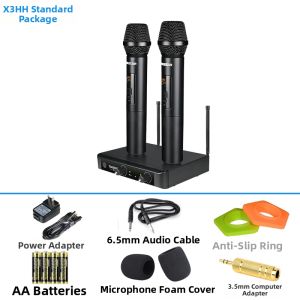 Handheld Wireless Microphone System Takstar TS-3310UH One-To-Two Conference Performance Live Broadcast Long Distance K-Song