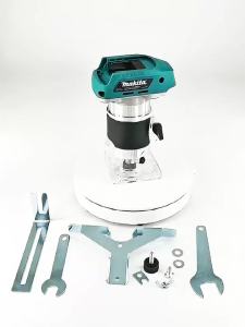 Makita | Makita 18V LXT Cordless Trimmer DRT50 Brushless Tool With Standard Collet For Cabinet Hinge Recess Pattern Carving Jobs