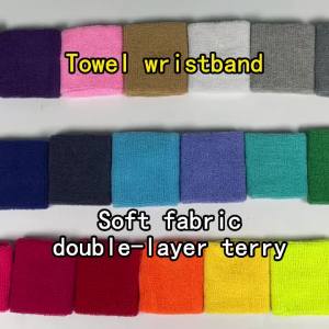 AOLIKES | AOLIKES 1 Pair Towel Sports Wristbands Tennis Sweat Bands Wrist Guard For Basketball Volleyball Padel Fitness Sweatbands Wrap