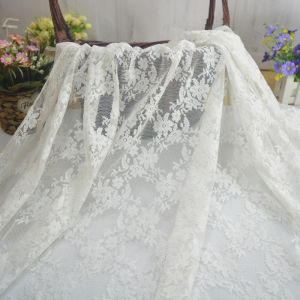 White Lace Fabric Curtain Stage Wedding Cake Table Cloth Net Curtain Modern Style Handmade Decorations for All Seasons