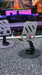 New Phone Holder Stand 360 Rotating Tablet Metal Phone Holder Adjustable Bracket Tablet Stand Desktop Phone Stand 手机支架
