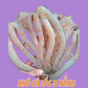 Khô cá lóc Đồng Tháp vị tiêu ớt phơi 3 nắng size 4-6con/kg