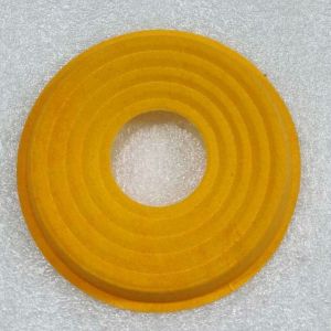 Dumper daun speaker bawah 12" tinggi kuning lubang coil 385mm