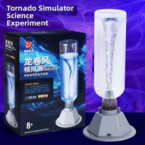 Tornado Simulator Handmade Electric Model Toy for Children Educational Science Experiment Tool Artificial Water Whirlpool Model