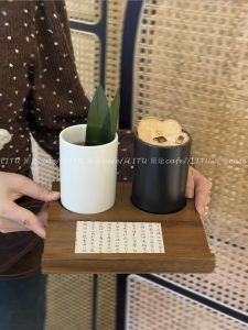 Retro Chinese Style Ceramic Coffee Cup Set Straight Tube Latte Art Hot Coffee Hall Iron Pouring Cup Matte Pure Color