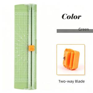 ~Double Sided Cutting A4 Paper Cutter Small Mini Paper Cutter Student Hand Made Ledger Cutting Photo