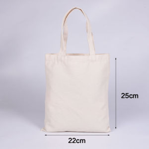 Large Capacity Canvas Shopping Bag Sublimation Printing Logo Blank Meeting Pattern Eco-Friendly Thick Handbag Storage Organizer