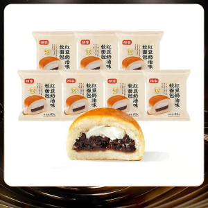 taoli | Nutritious Student Breakfast Red Bean Cream Soft Bread Snack