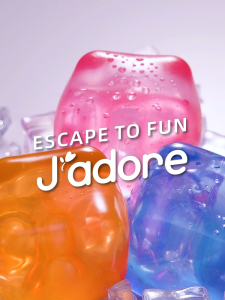 Jadore Squishy Fun Collection 3 PACKS SET -  Spiky Orb Fun Cube & Gum Droppable