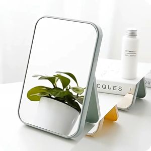 FinDee กระจกตั้งโต๊ะ แบบพกพา กระจกพับพาสดวก Folding Makeup Mirror