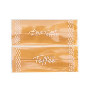 Transparent Candy Packaging Machine for Taffy Candy 100 Pieces Coffee Flavored Snack Bag Bakery DIY Kitchen Tool