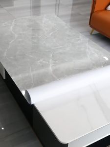 Wallpaper Dinding Dapur 6m X 60cm Bahan Alumunium Foil Motif Moscow Black