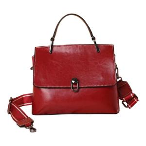 SIFULUN | Trendy High Capacity White Leather Handbag