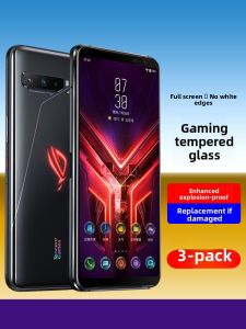 Asus ROG3 Tempered Glass Screen Protector Full Cover Edge to Edge Shatterproof Explosionproof Anti-fingerprint Digital Accessories