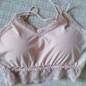 Womens Summer Ice Silk Thickened Backless Bralette Strapless Bandage Chest Wrap Lace Trim Pure Color Longline Underwear