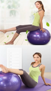 Yoga Ball with Pump Exercise Equipment for Sports Gear Fitness Ball Pilates Pregnancy Massage Ball