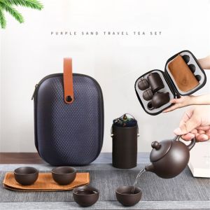 Set Teh Portable untuk Perjalanan: Kung Fu Tea Set