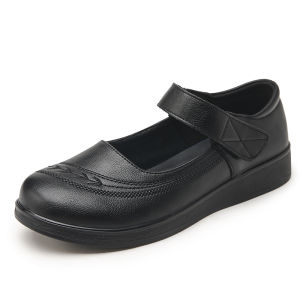 Comfortable Flat Bottom Womens Shoes Soft Leather Anti-Slip Casual Mom Shoes Spring Summer Style for Middle-Aged And Elderly